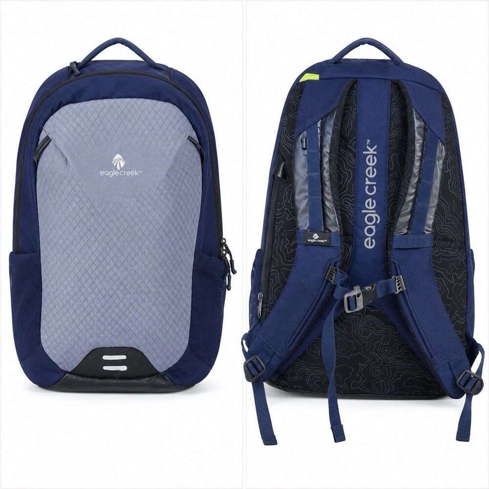 Eagle Creek Wayfinder 20L Laptop Backpack Blue Tech Travel School Daypack Bag
